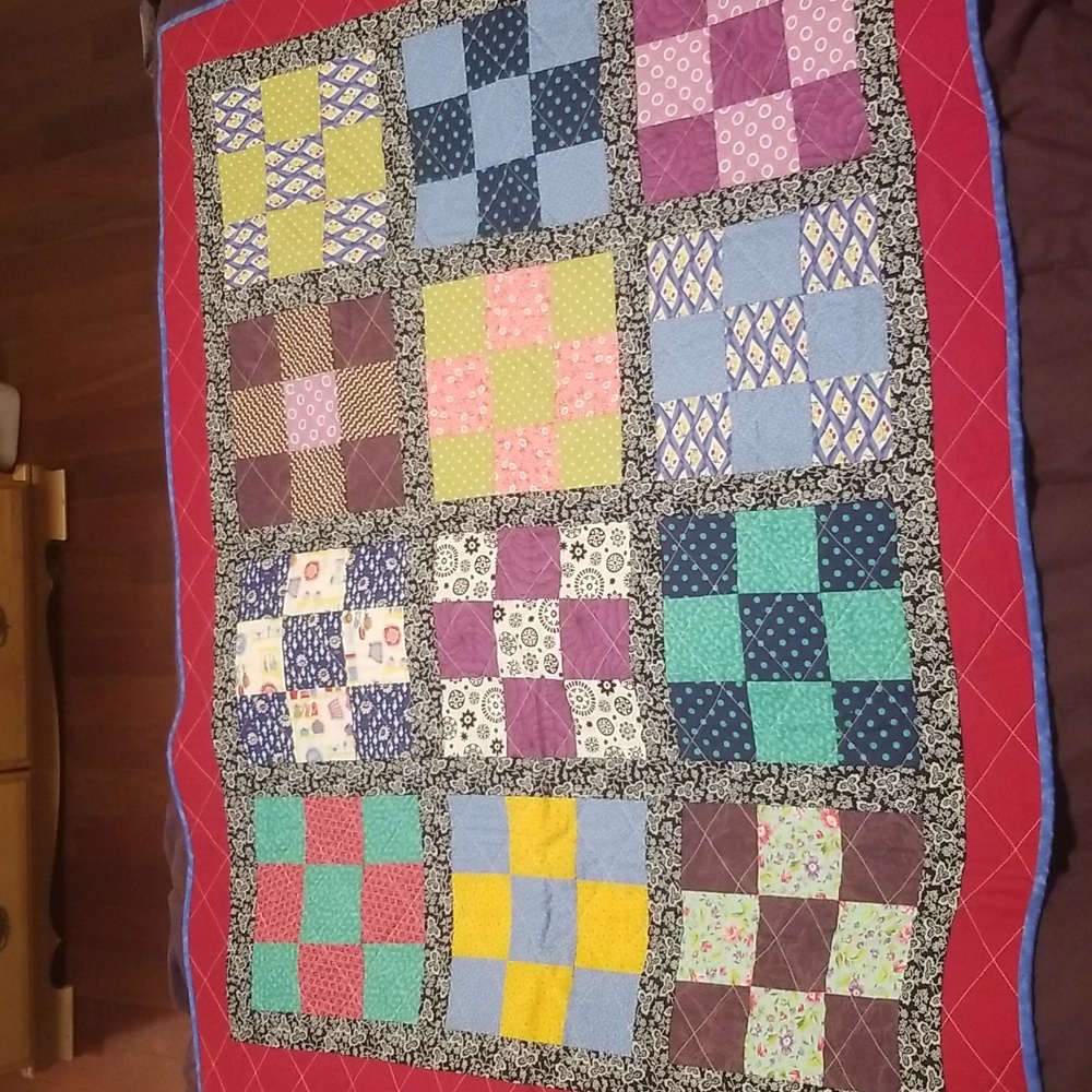 Handmade Quilt 36" x 46"